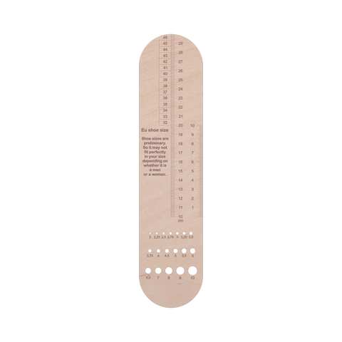 Fiori Sock Knitting Ruler