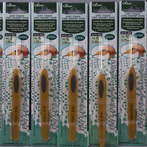 Clover Soft Touch Crochet Hooks