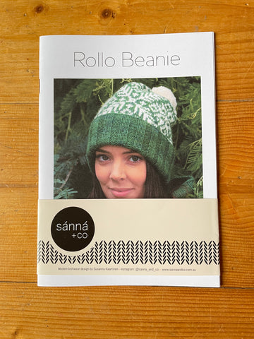 Rollo Beanie pattern - 8ply