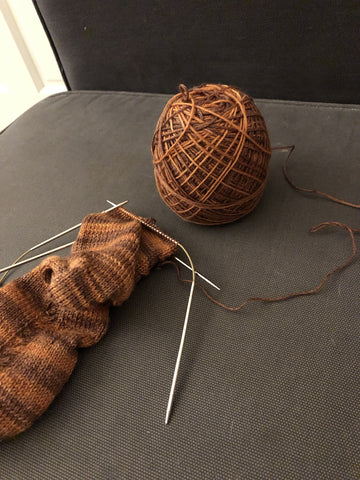 30cm Aluminimum Knitting Needles - 4.50mm - The Wool Shoppe